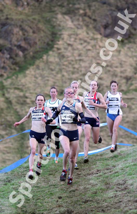 Freya Murray and Neely Spence, BUPA Great Edinburgh Cross Country.